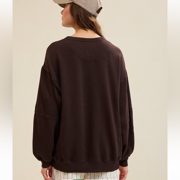 Aerie Tres Chic sweatshirt S - Picture 2 of 8